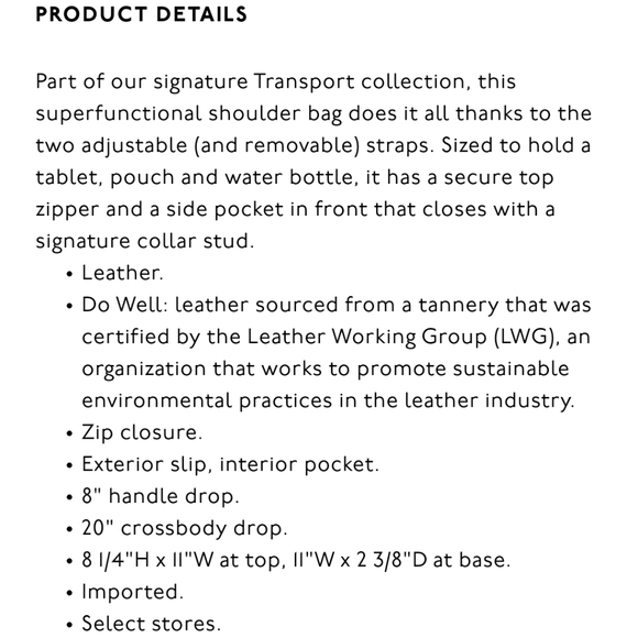 Madewell Transport Shoulder Crossbody Bag - Picture 7 of 7